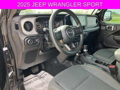 2025 Jeep Wrangler Sport 4 Door 4x4