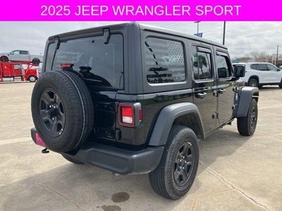 2025 Jeep Wrangler Sport 4 Door 4x4