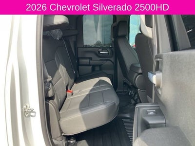 2026 Chevrolet Silverado 2500 HD WT