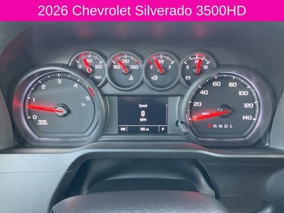 2026 Chevrolet Silverado 3500 HD Chassis Cab Work Truck