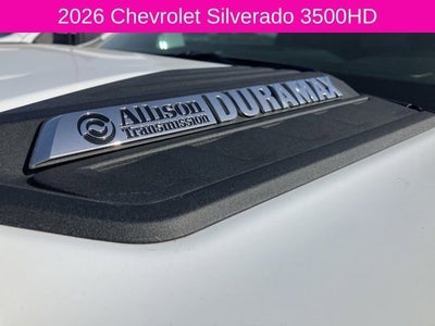 2026 Chevrolet Silverado 3500 HD Chassis Cab Work Truck