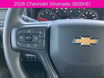 2026 Chevrolet Silverado 3500 HD Chassis Cab Work Truck