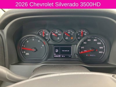 2026 Chevrolet Silverado 3500 HD Chassis Cab Work Truck