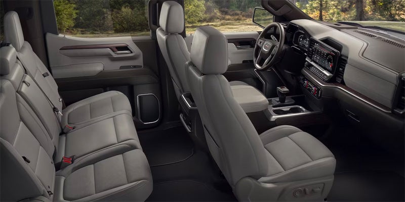 Interior view of a 2024 Chevrolet Silverado.